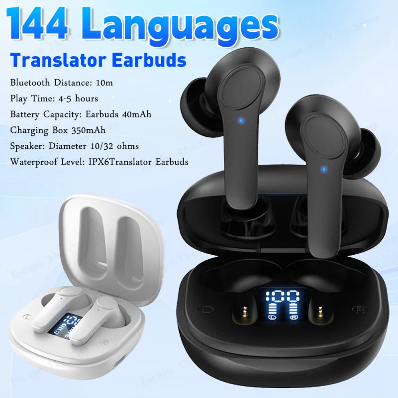 AI-Powered Earbud Translator: Real-Time Translation in 144 Languages